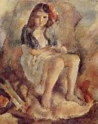 Jules Pascin The Girl want to be Cinderella Sweden oil painting reproduction